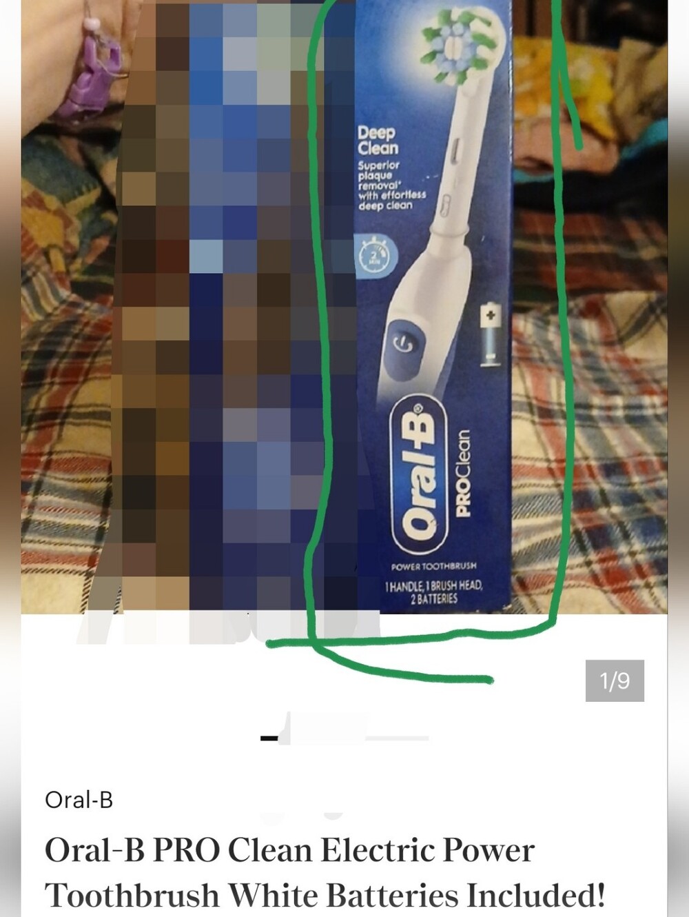 Oral-B Pro Clean Electric Toothbrush White Proctor And Gamble Power Toothbrush